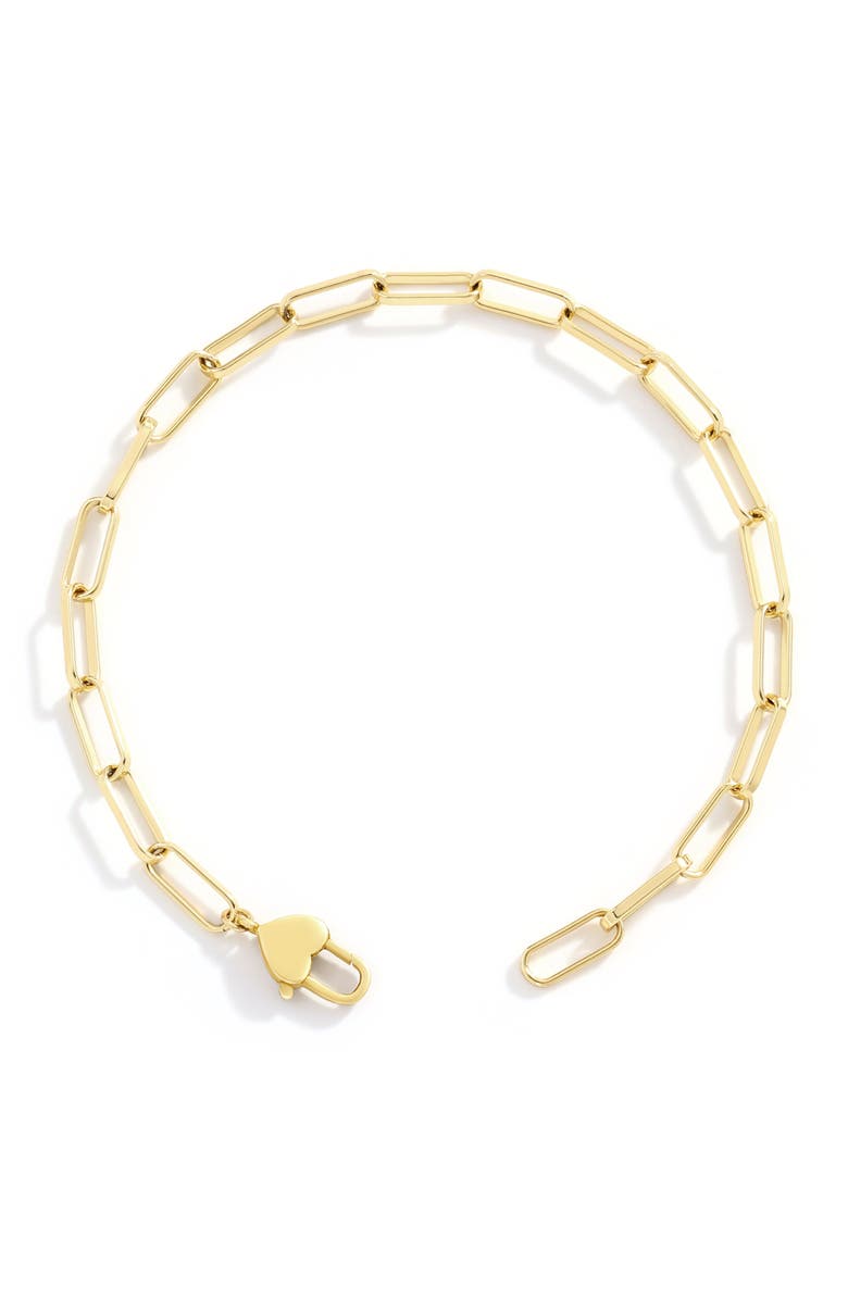 Mint 
Lily Heart Padlock Bracelet, Alternate, color, 18K Gold Plated