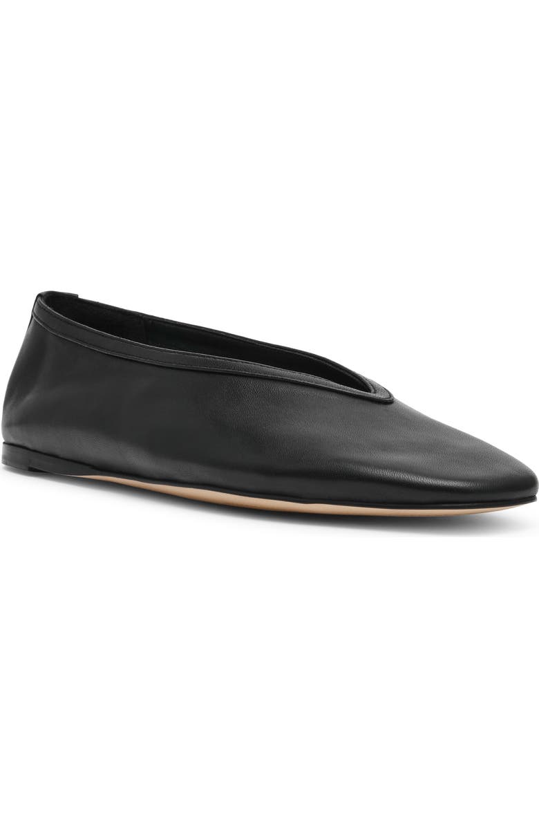 Steve Madden Leni Flat, Main, color, Black Leather