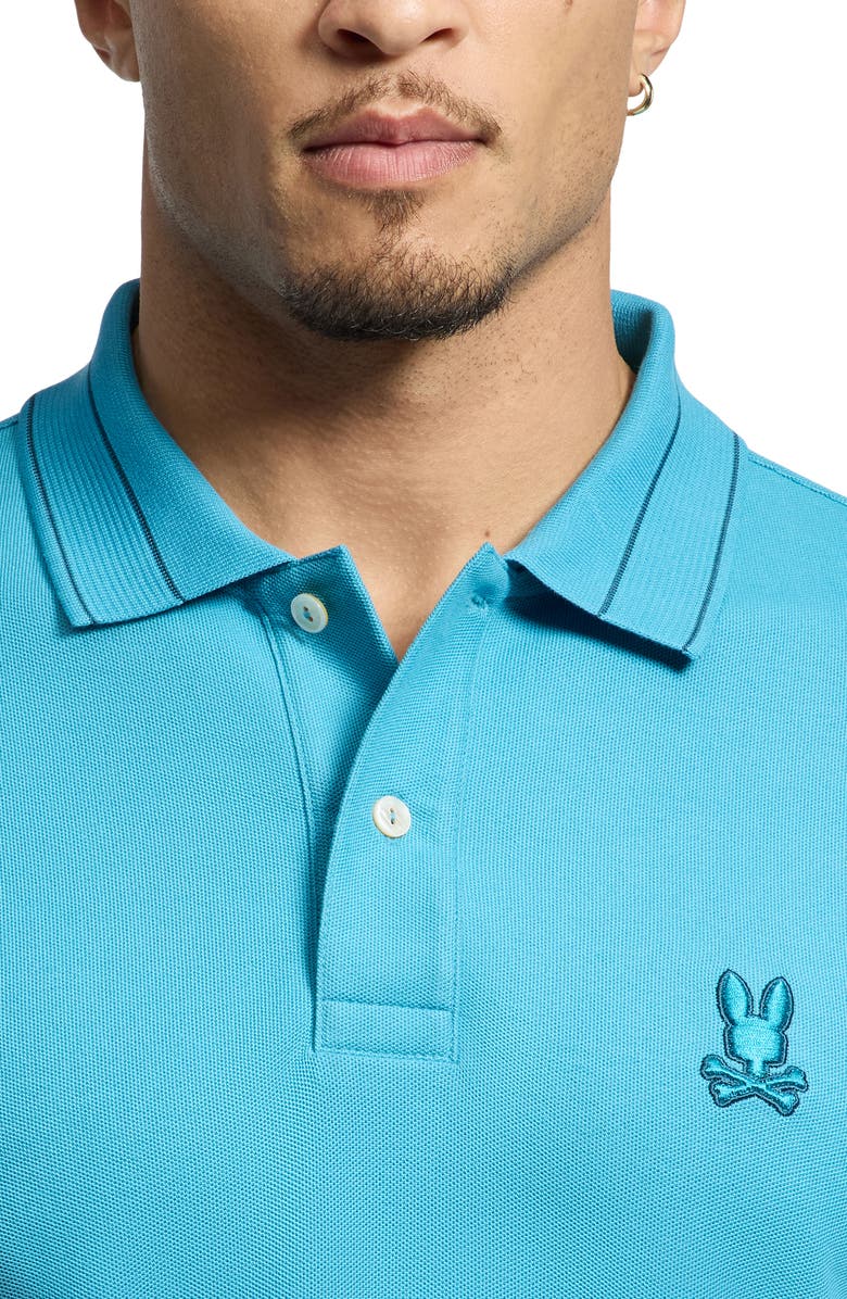 Psycho Bunny Ivins Solid Pima Cotton Piqué Polo, Alternate, color, 