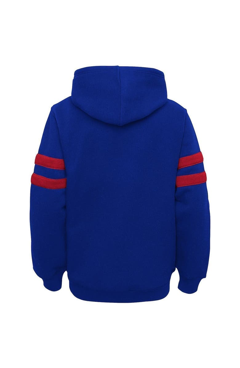 Mitchell & Ness Youth Mitchell & Ness Royal Buffalo Bills Big Face Pullover Hoodie, Alternate, color, 