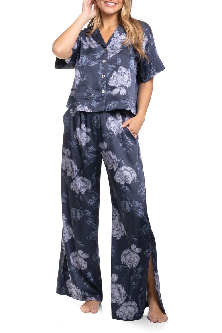 Amelia Floral Pajamas, Main, color, AMELIA BLUE