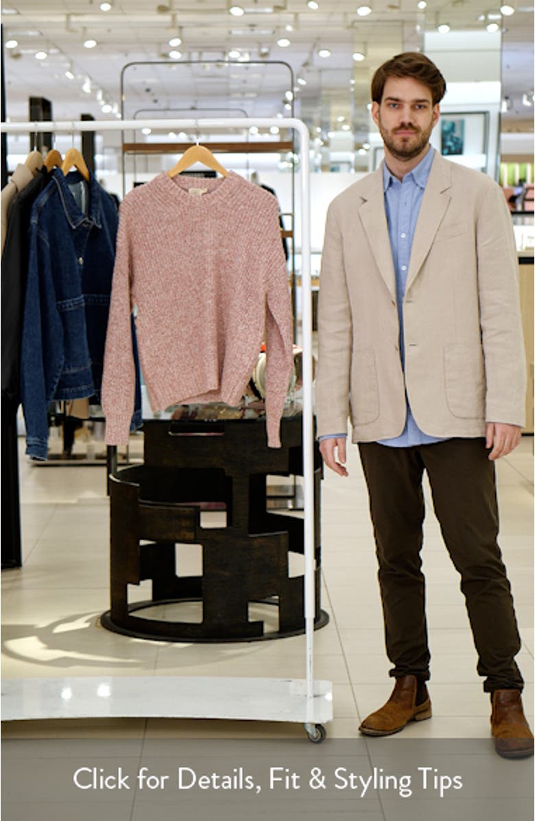 Sunwashed Organic Cotton Fisherman Sweater, sales video thumbnail