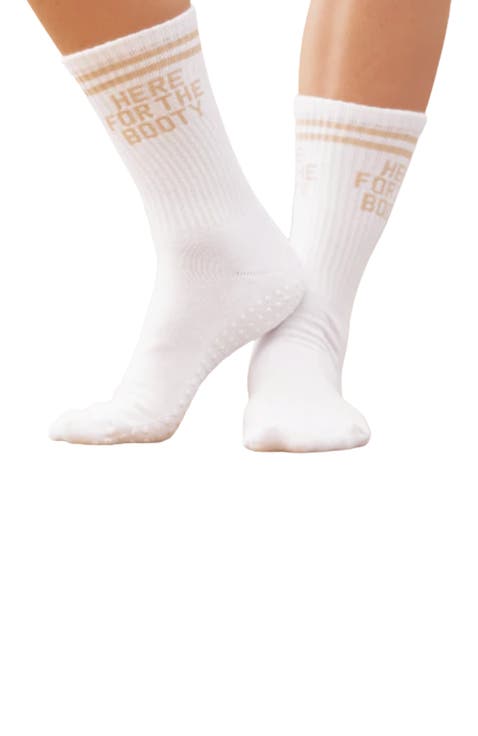 Saying Crew Grip Socks