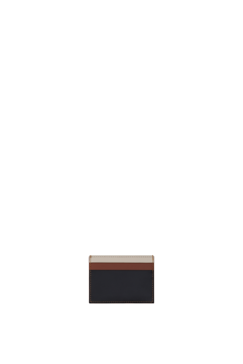 Tricolor Leather Card Holder, Alternate, color, Black/Multicolour