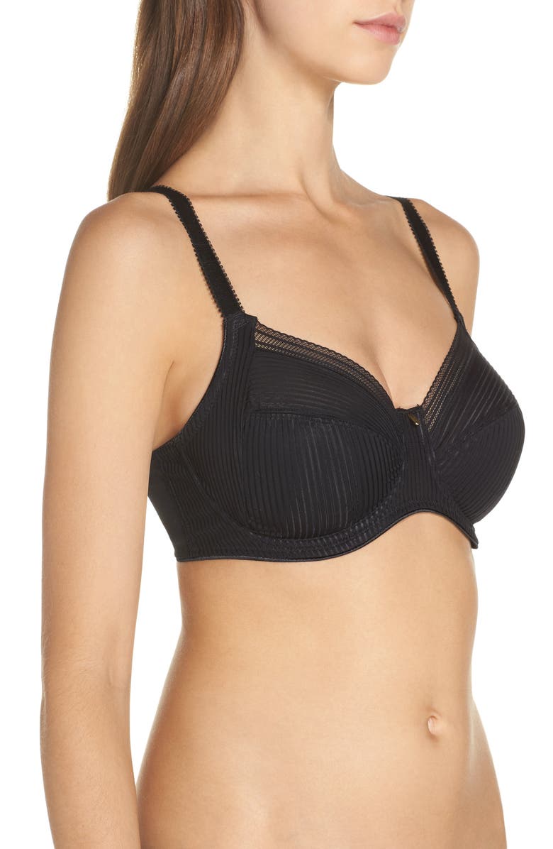Fantasie Fusion Underwire Side Support Bra, Alternate, color, Black