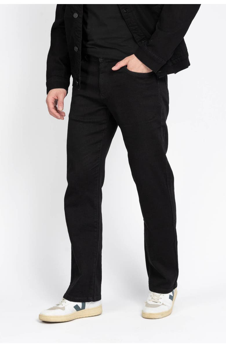 Jack Of Spades High Roller Fit Five Pocket Jeans, Alternate, color, Jet Black