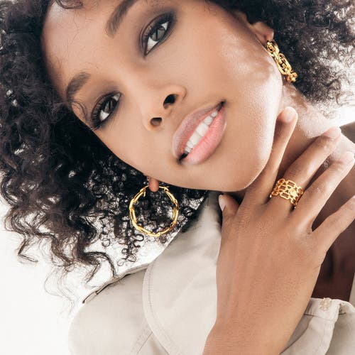 Zarux Modern Day Ring In Gold