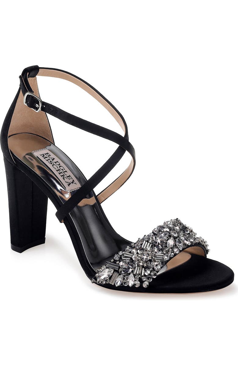 Badgley Mischka Collection Badgley Mischka Sandra Strappy Sandal, Main, color,