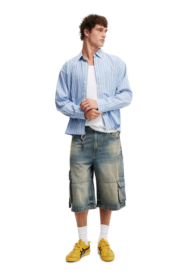 Men's Super Baggy Jort, Alternate, color, Cargo Sandstorm Blue