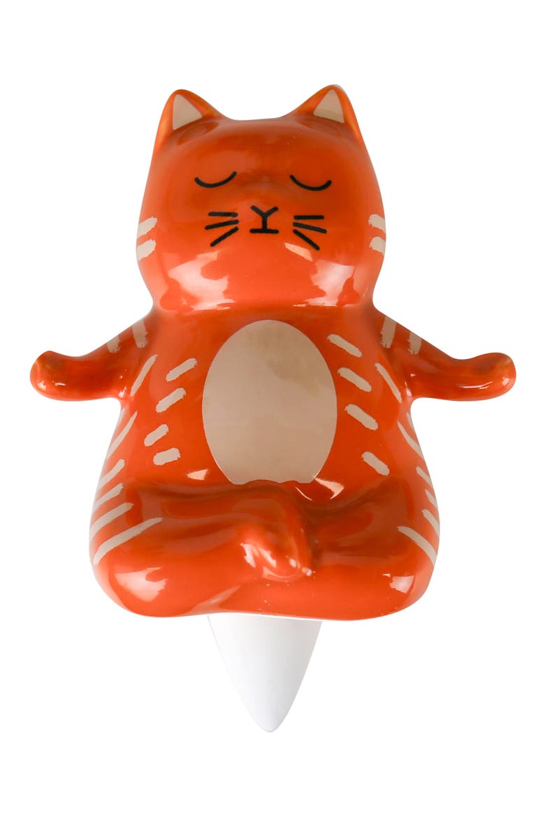 Yoga Cat Self Watering Dispenser, Alternate, color, ORANGE