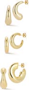 GLAZE JEWELRY Hoop Earrings Set
