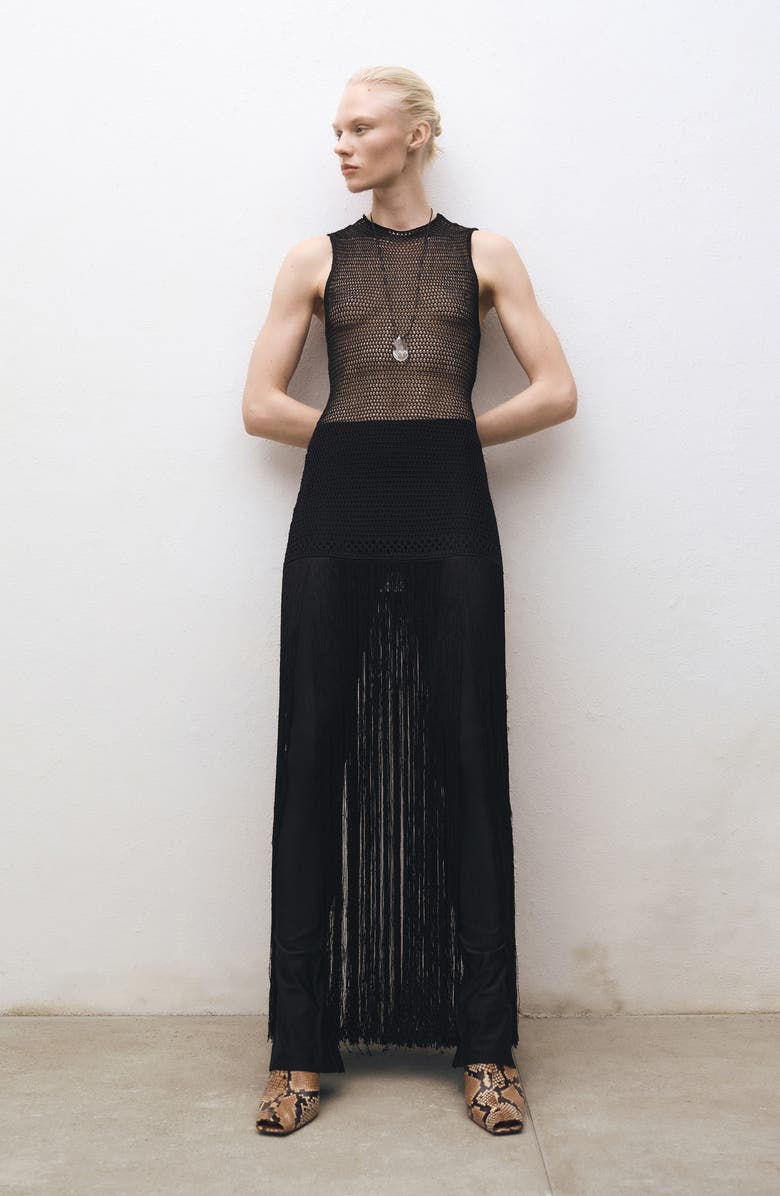 MANGO Snakeskin Print Heeled Mule, Alternate, color,