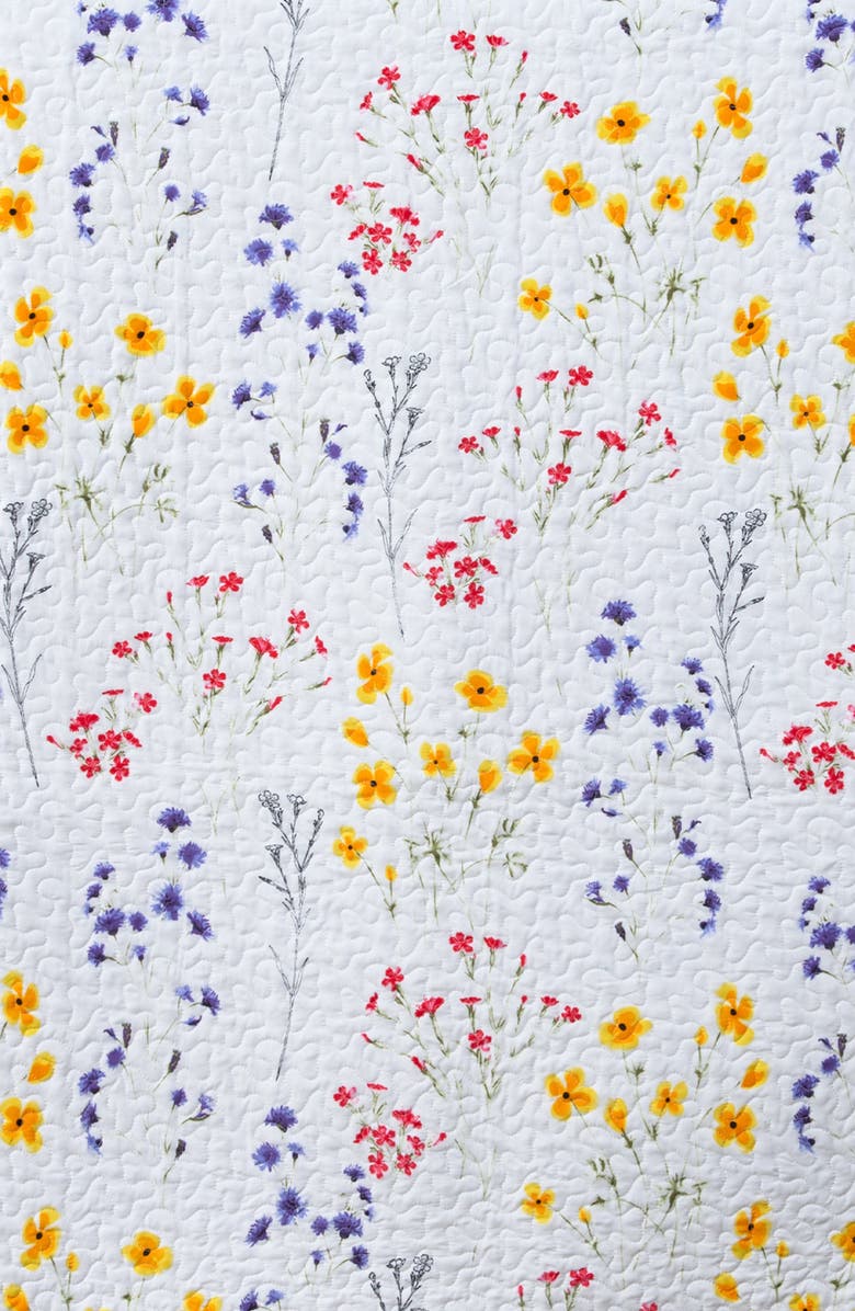 Woven & Weft Tiny Floral Quilt & Sham Set, Alternate, color, Wildflowers