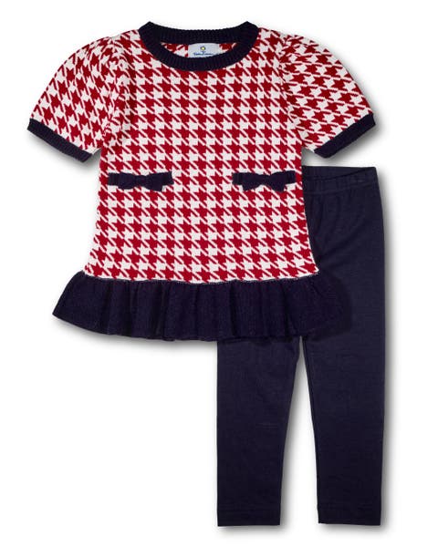 Sweater Tunic Set With Bows (Toddler, Little Kid, Big Kid)