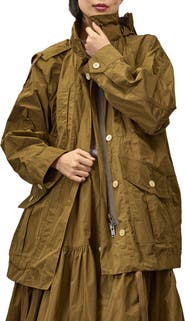 Alex Mill x Becky Malinsky Oversize Hooded Jacket