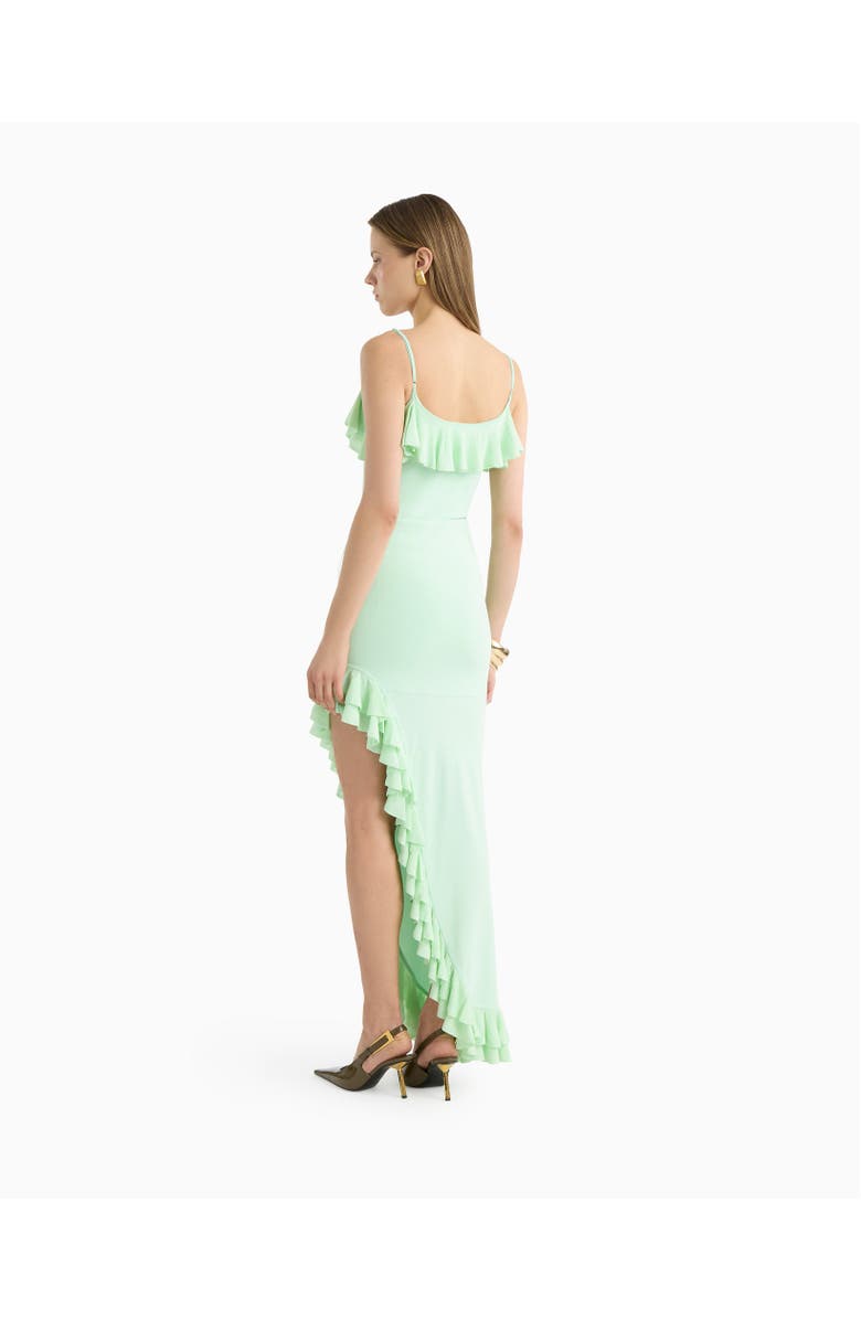Dodiee Evelyn Ruffle Cami, Alternate, color, Misty Jade