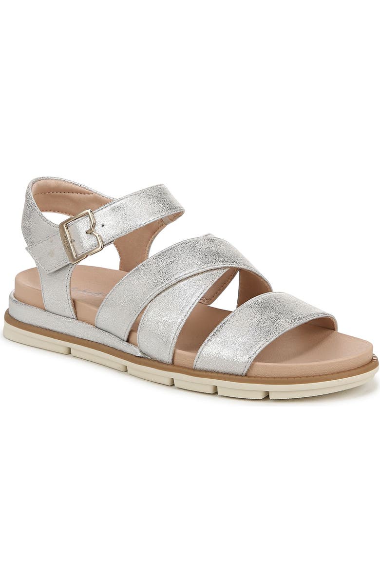 Dr. Scholl's Timeless Life Sandal, Main, color, Silver