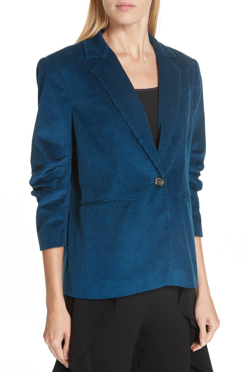Cinq à Sept Khloe Corduroy Blazer, Alternate, color,
