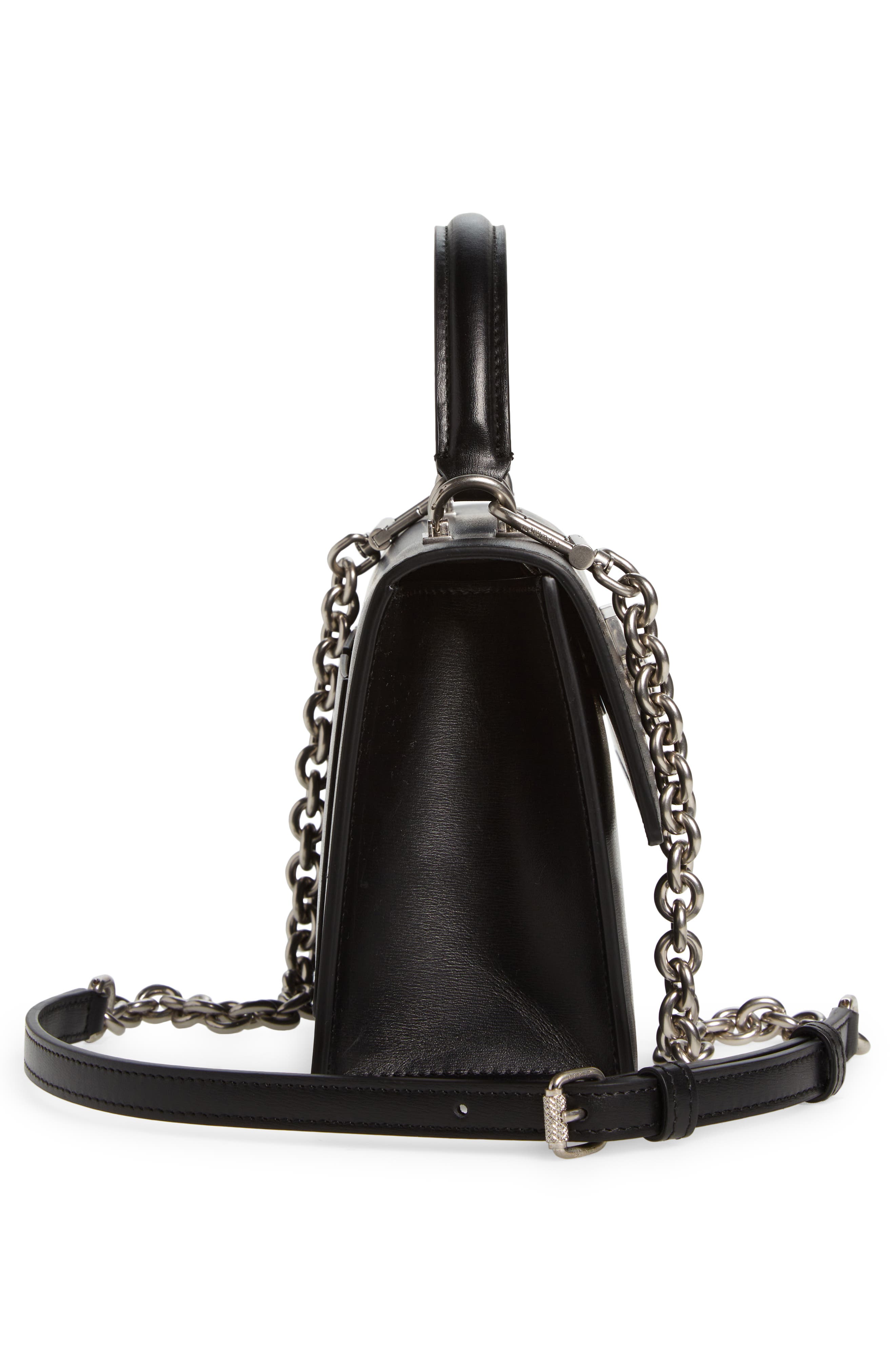 Off-White Jitney 1.4 Leather Top Handle Bag, Alternate, color, 