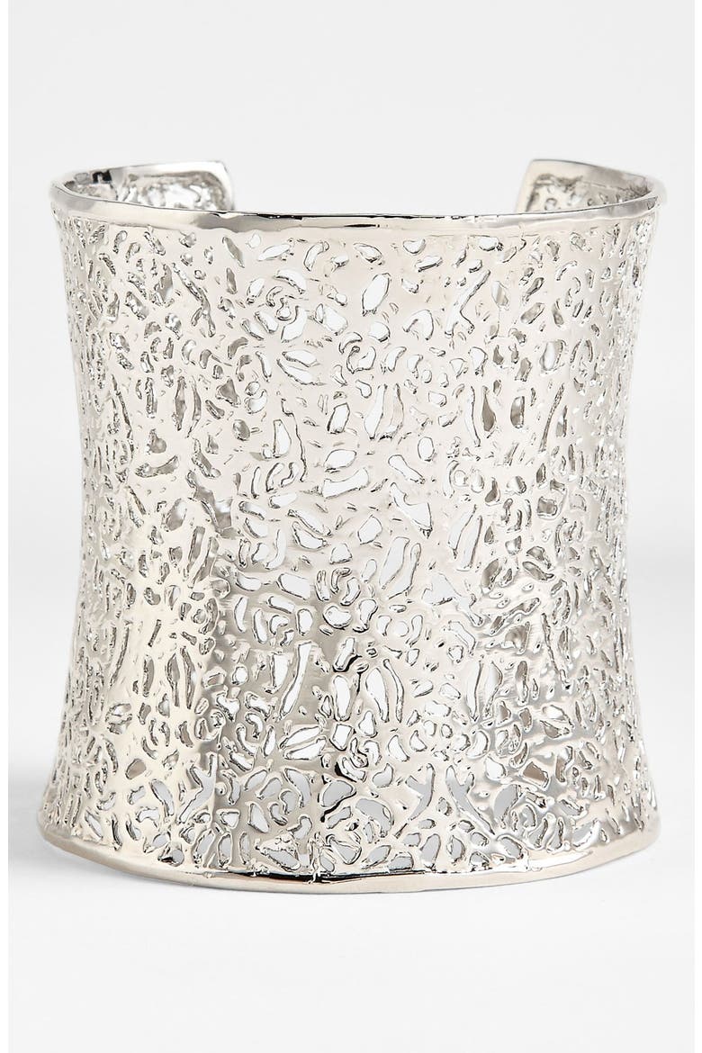 'Ainsley' Cuff, Main, color, SILVER