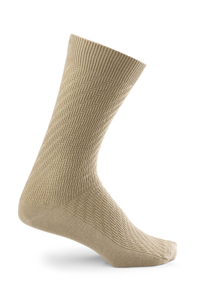 Big & Tall Continuous Comfort 2-pk Casual Socks, Alternate, color, KHAKI