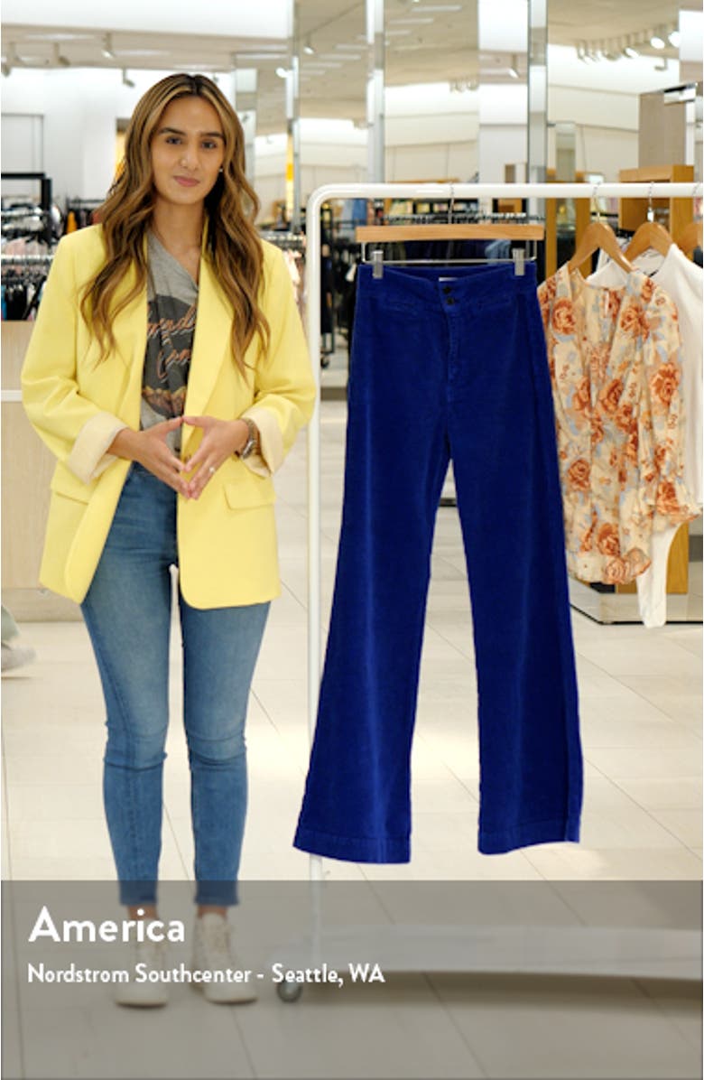 Brighton High Waist Wide Leg Corduroy Pants, sales video thumbnail