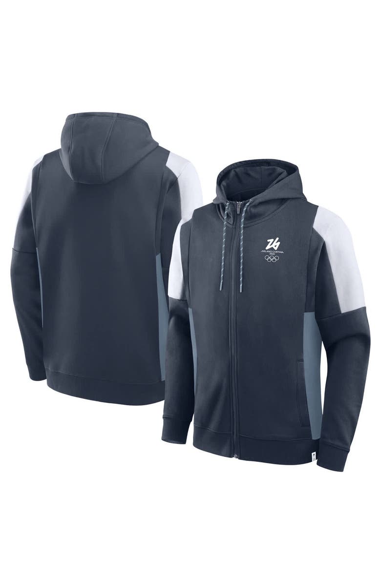FANATICS Men's Fanatics Navy Milano Cortina 2026 Winter Olympics Full-Zip Hoodie, Main, color, Navy