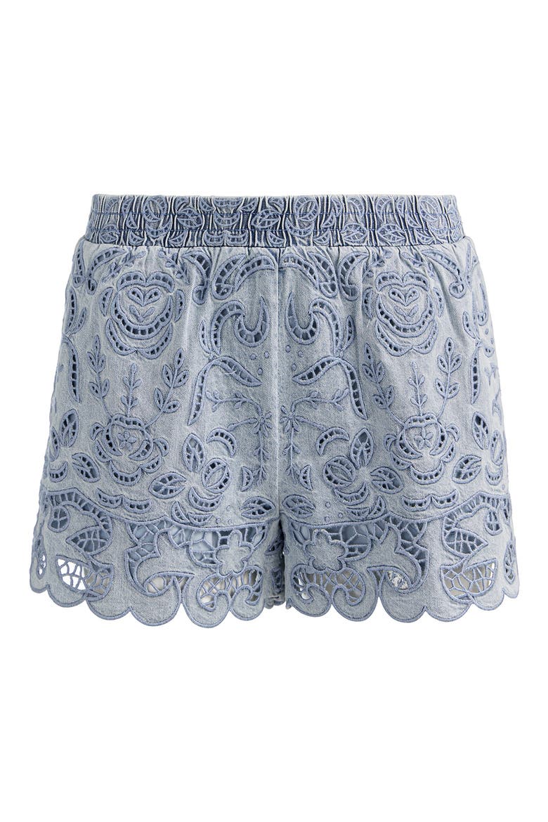 Kenley Eyelet Shorts, Alternate, color, SIERRA LIGHT BLUE