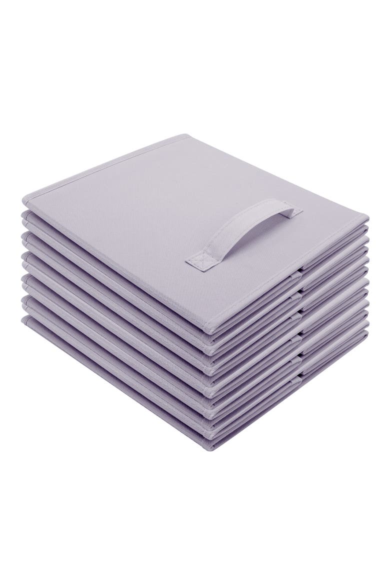 Foldable Storage Cube Basket Bin - Set of 6 - Pastel Purple, Alternate, color, PASTEL PURPLE