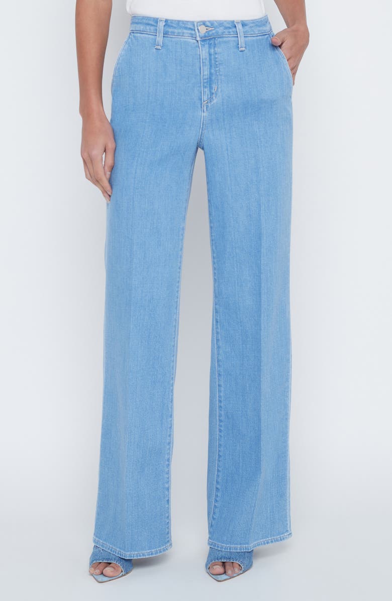 L'AGENCE High Waist Wide Leg Jeans, Main, color, 