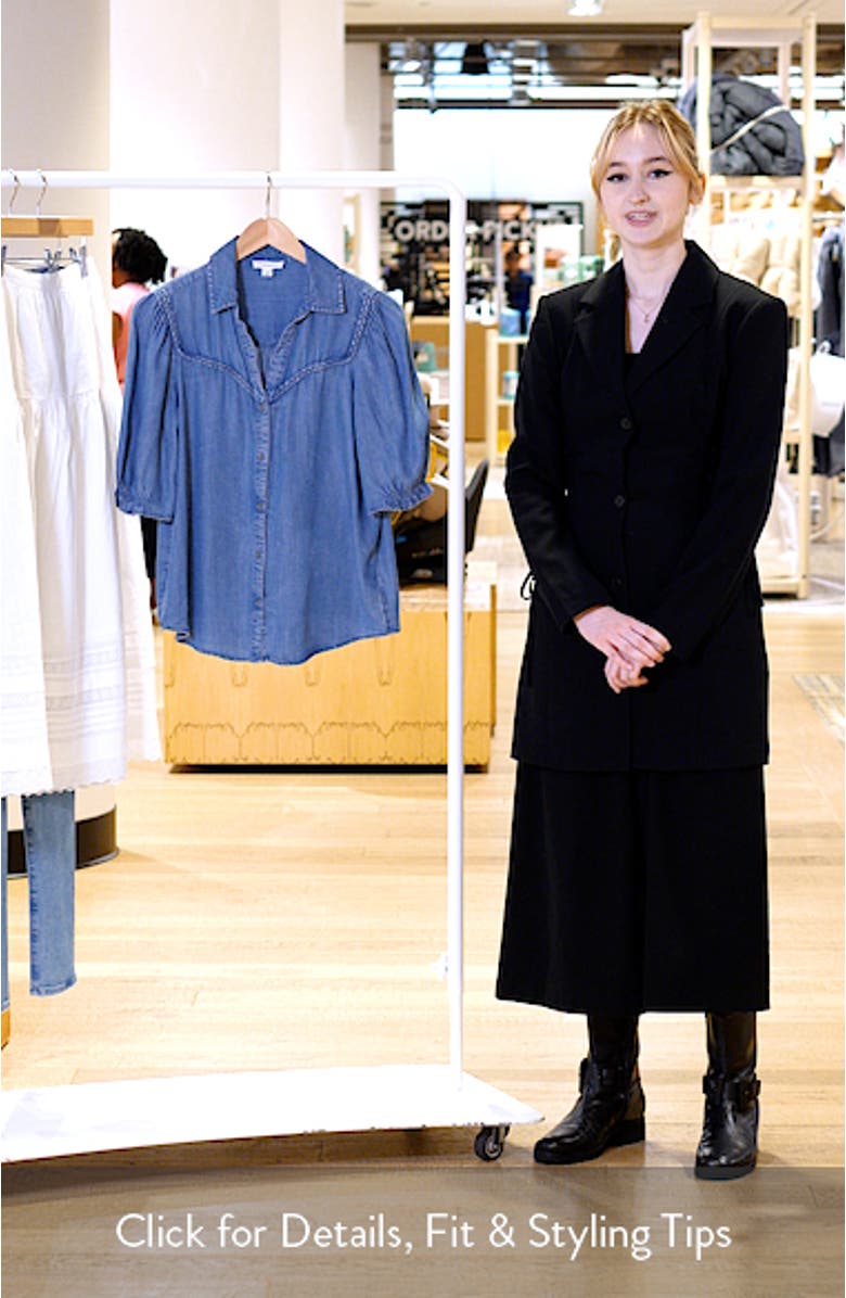 Indira Denim Shirt, sales video thumbnail