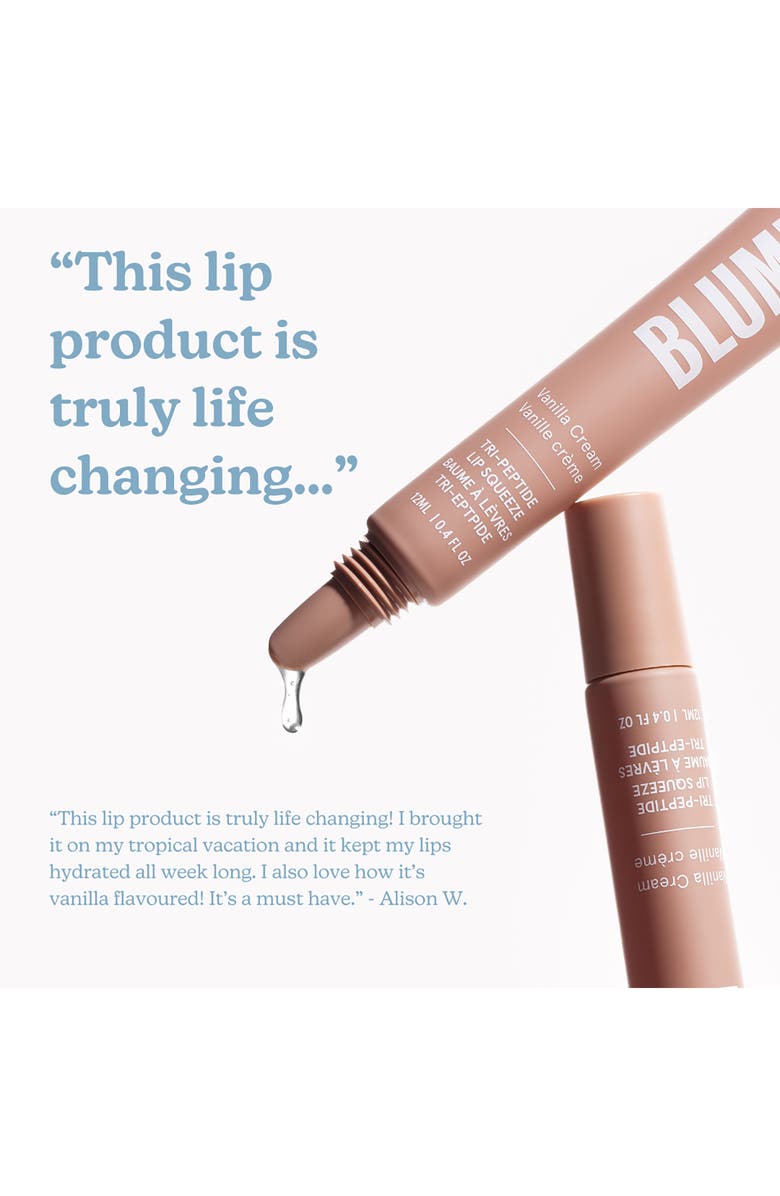 BLUME Superbalm Tripeptide Vanilla Lip Squeeze Balm, Alternate, color, 