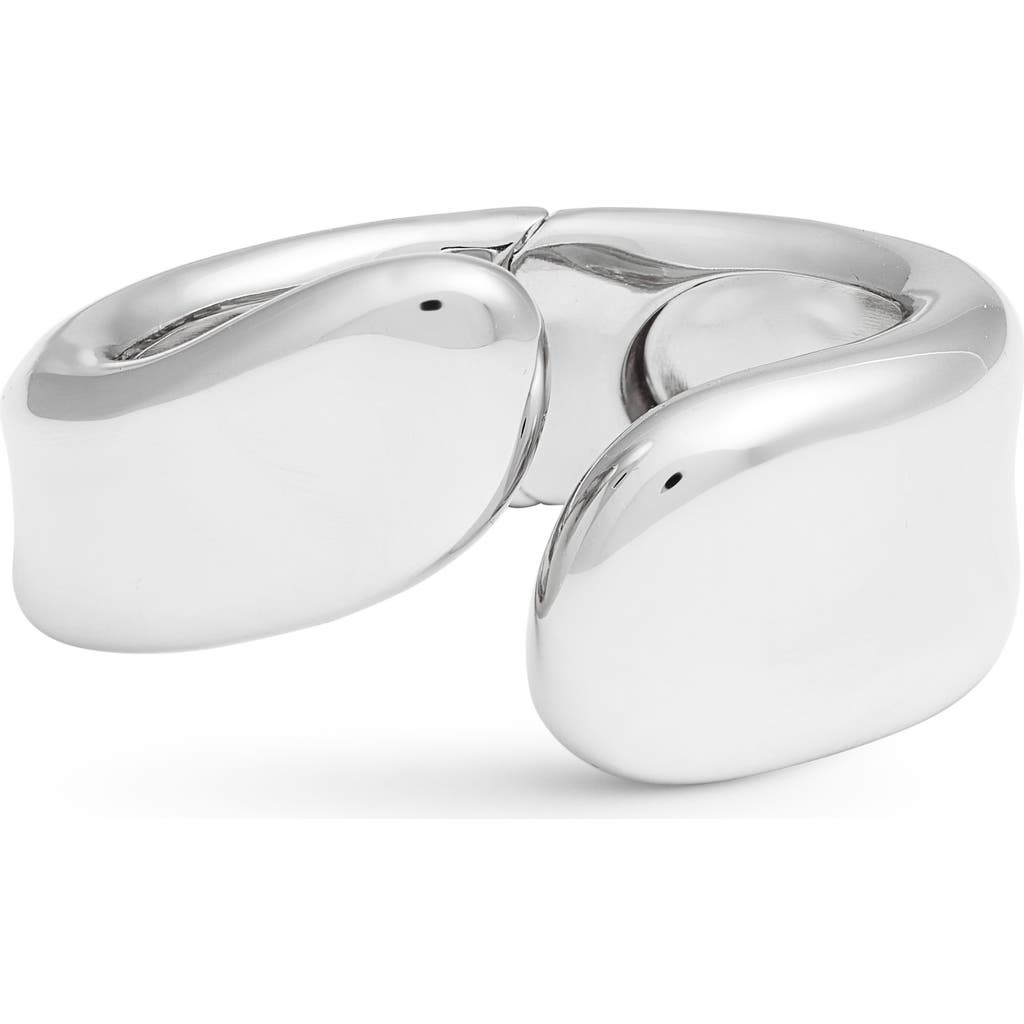 Jenny Bird Solene Cuff Bracelet In High Polish Silver