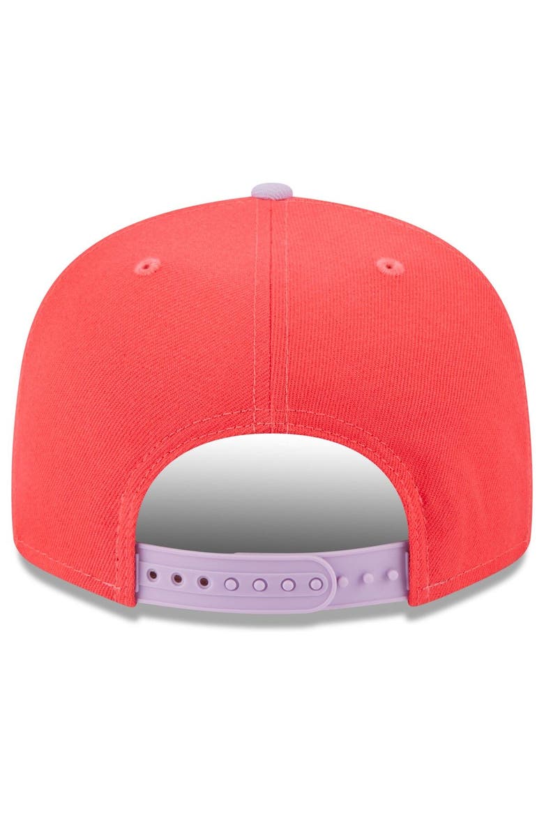 New Era Men's New Era Red/Purple New York Mets Spring Basic Two-Tone 9FIFTY Snapback Hat, Alternate, color, 