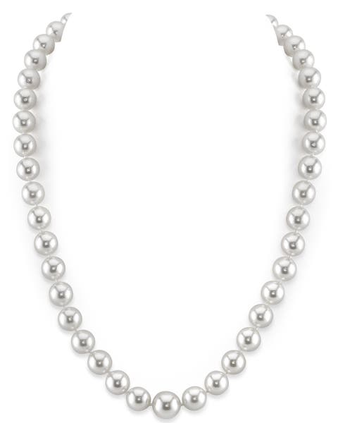 8-10mm White South Sea Pearl Necklace - Premier AAAA Quality