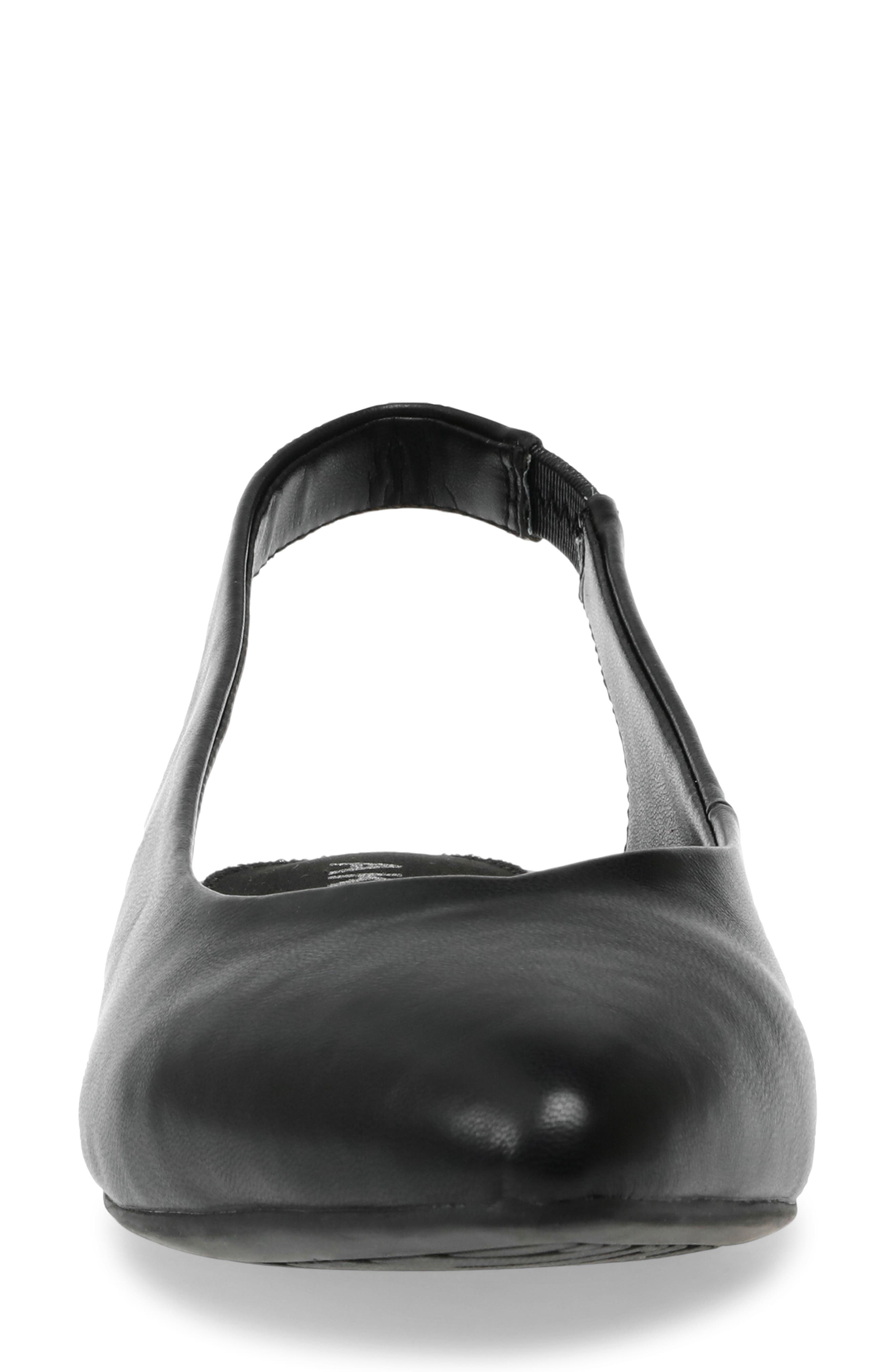 Anne Klein Oliff Slingback Flat, Alternate, color, Black
