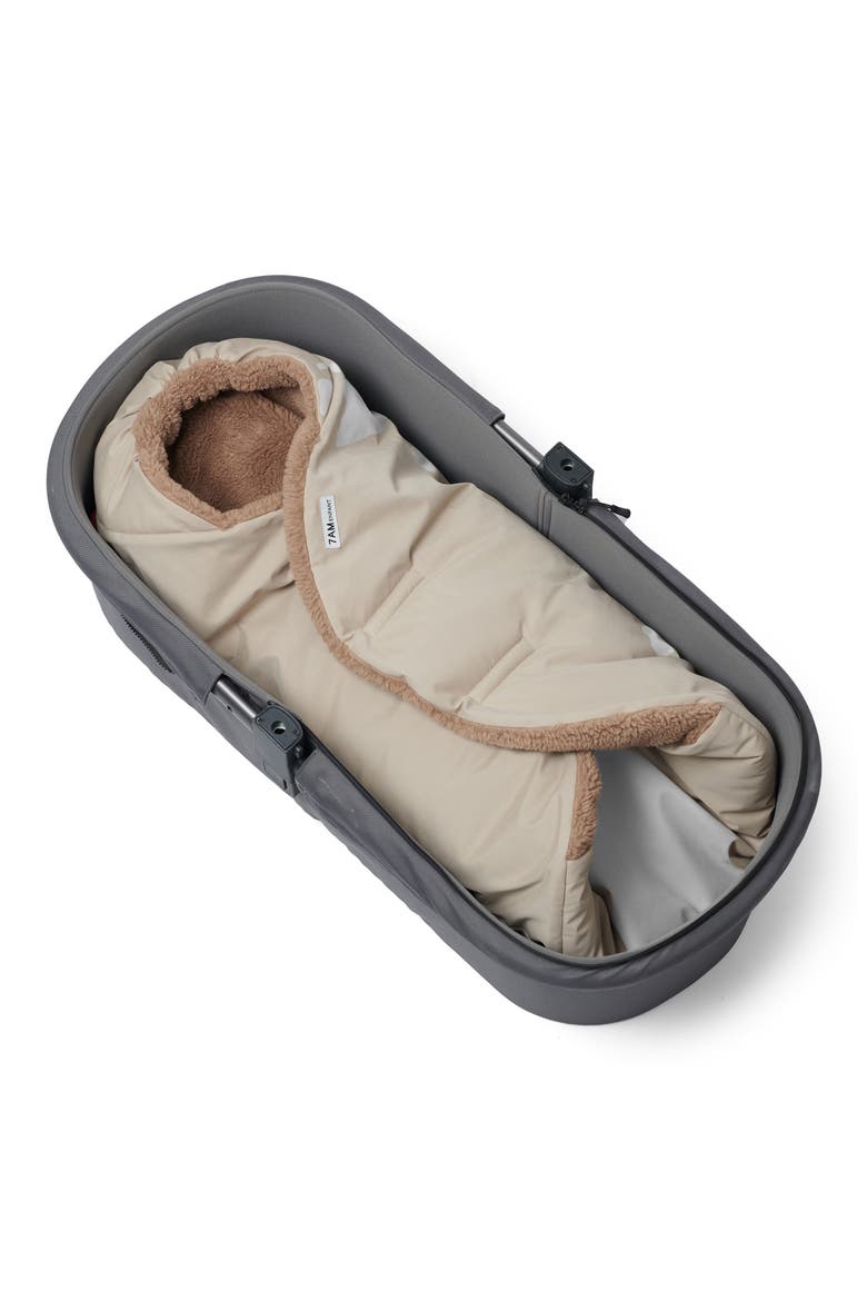 Nido Benji Winter Wrap, Alternate, color, OAT/ CACAO
