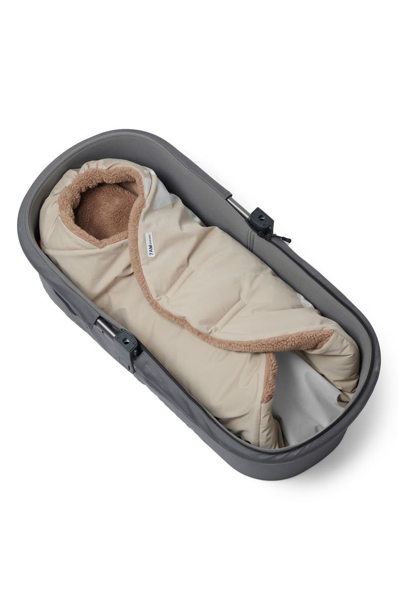 7 A.M. Enfant Nido Benji Winter Wrap, Alternate, color, Oat/ Cacao