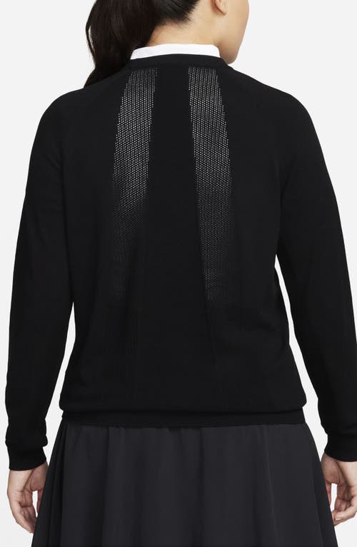 Nike Tour Sweater In Black/white
