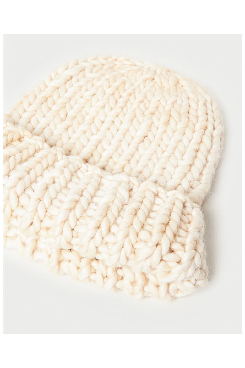 Brandi Chunky Knit Beanie, Alternate, color, CREAM