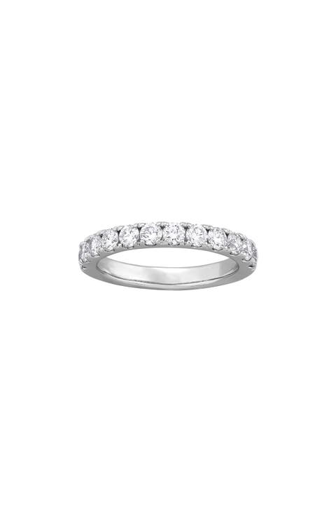 14K White Gold Lab Grown Diamond Band Ring