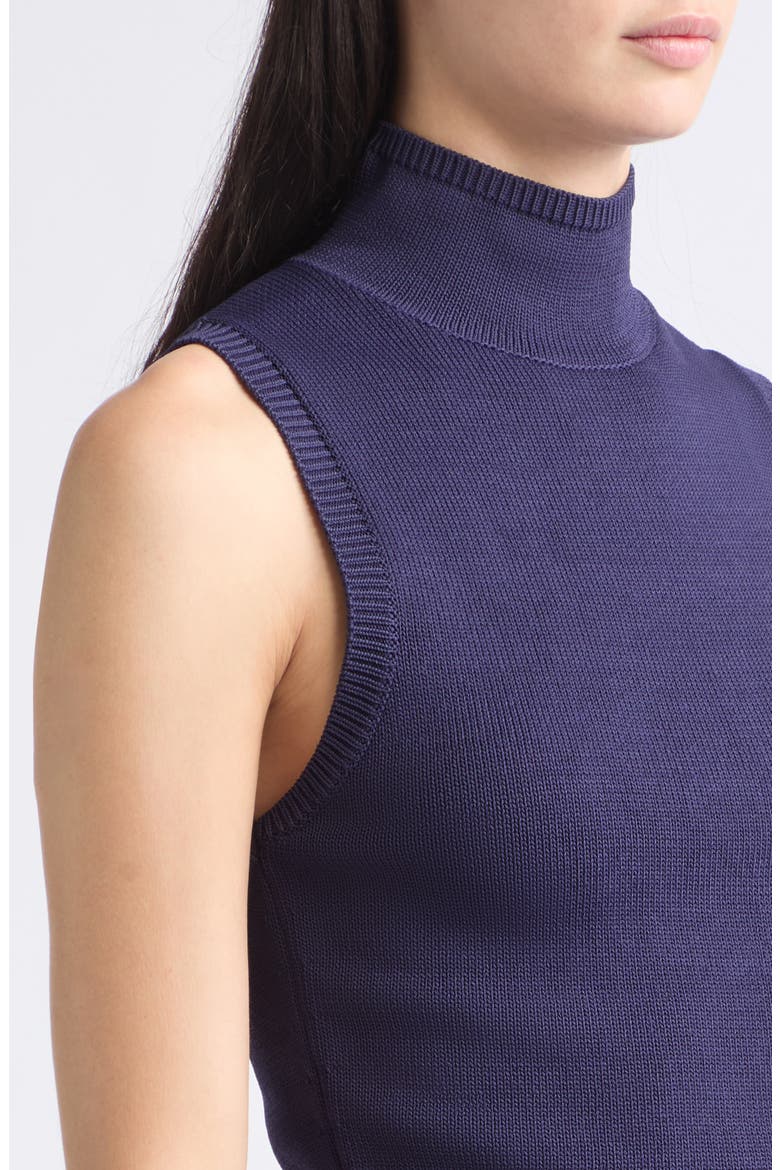Montclair Turtleneck Sweater Vest, Alternate, color, MIDNIGHT