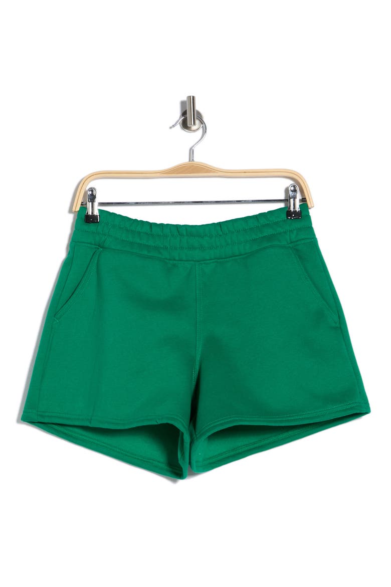 Varsity Vault Fleece Shorts, Alternate, color, GREEN