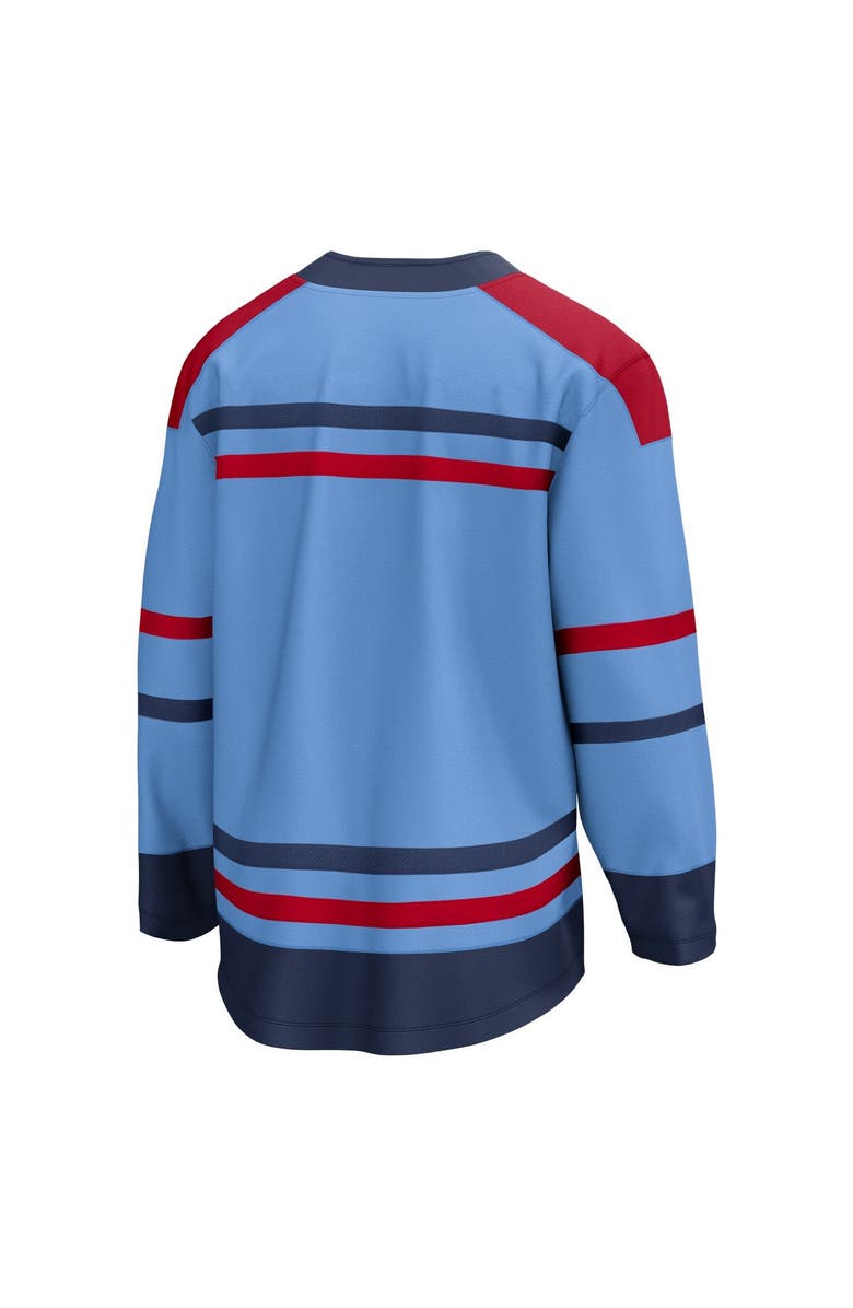 FANATICS Men's Fanatics Branded  Light Blue Winnipeg Jets Anniversary Premier Breakaway Jersey, Alternate, color, Light Blue