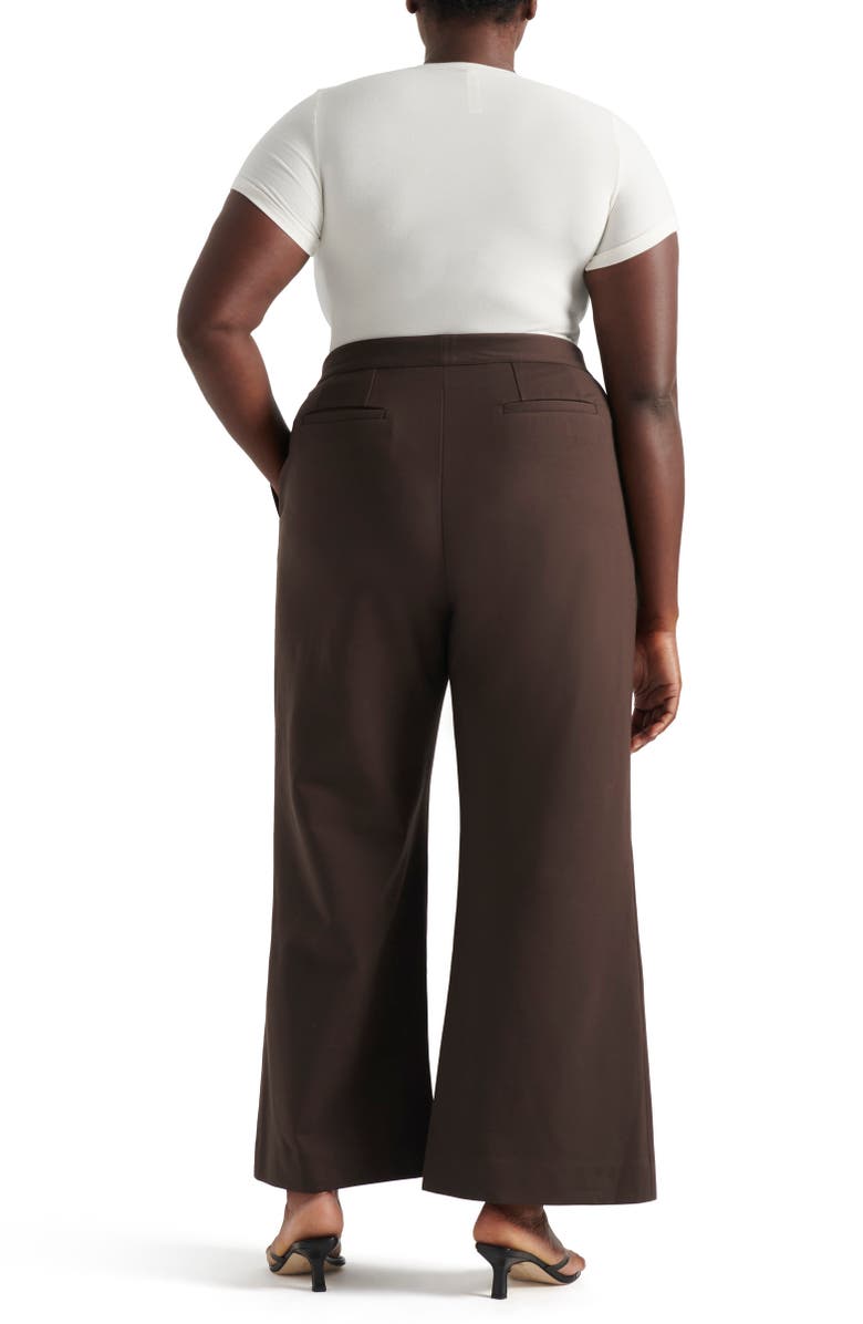 Pari Passu Ponte Dalita Pants - Espresso, Alternate, color, 