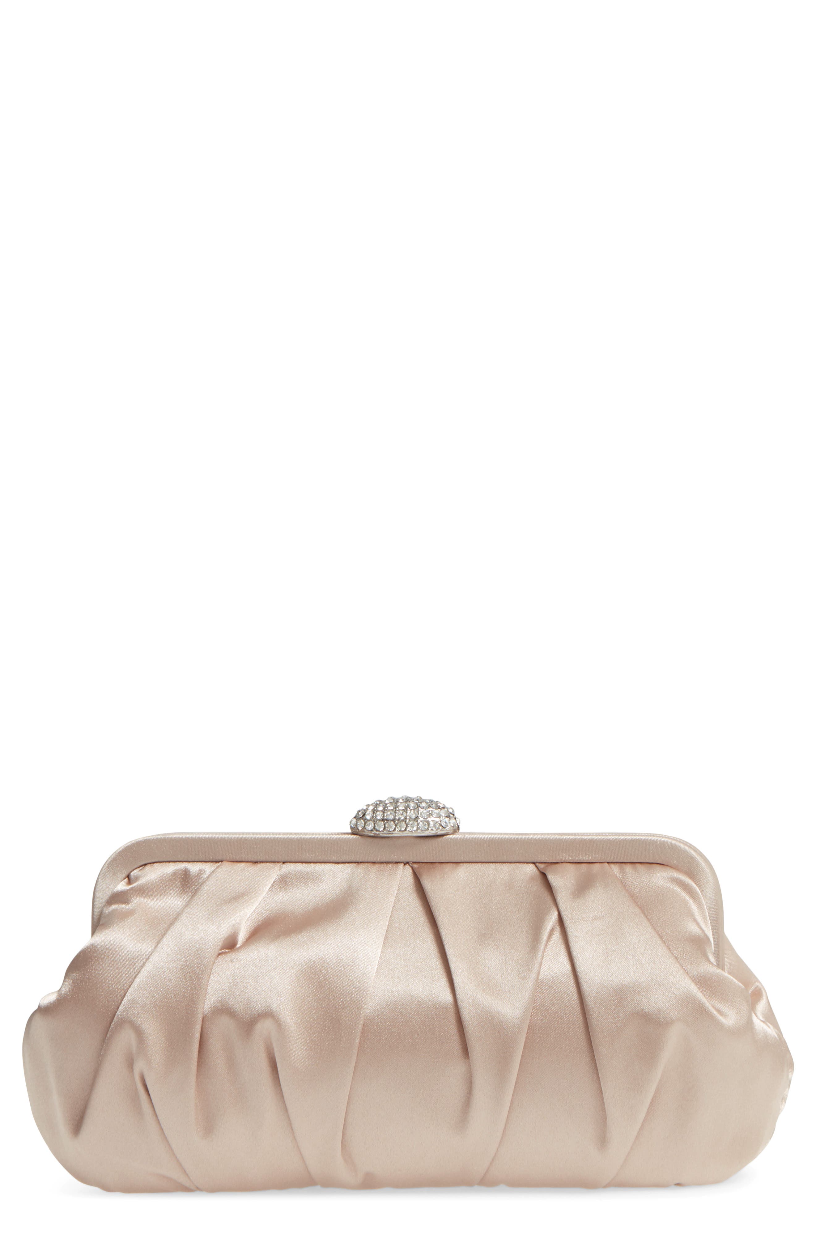 beige clutch