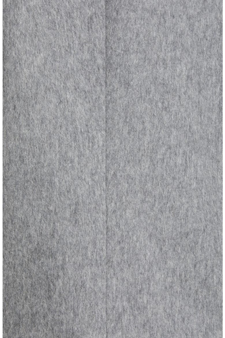 Oria Dickey Wool Blend Double Breasted Blazer, Alternate, color, HEATHER GREY