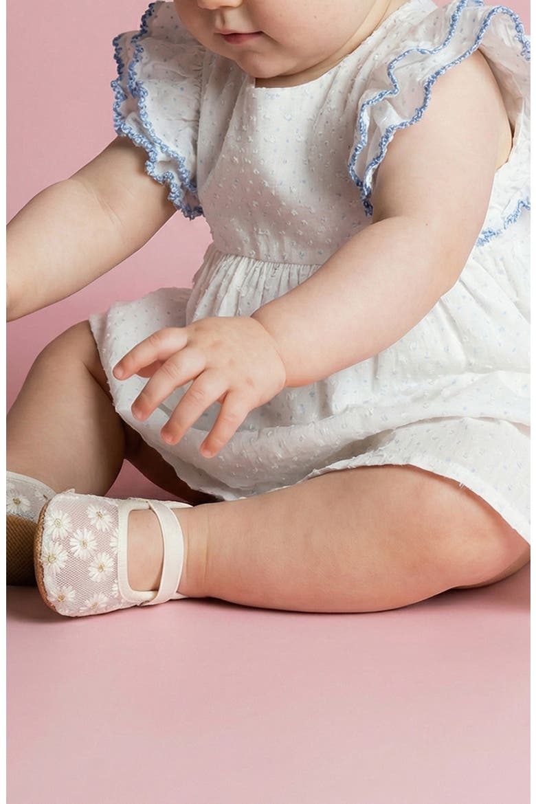 Dot Ruffle Sleeve Dress & Bloomers Set, Alternate, color, WHITE
