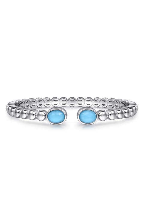 Turquoise Doublet Cuff Bracelet