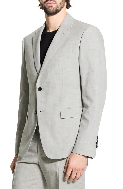 Theory Chambers Melange Solid Slim Fit Suit Jacket In Greenstone